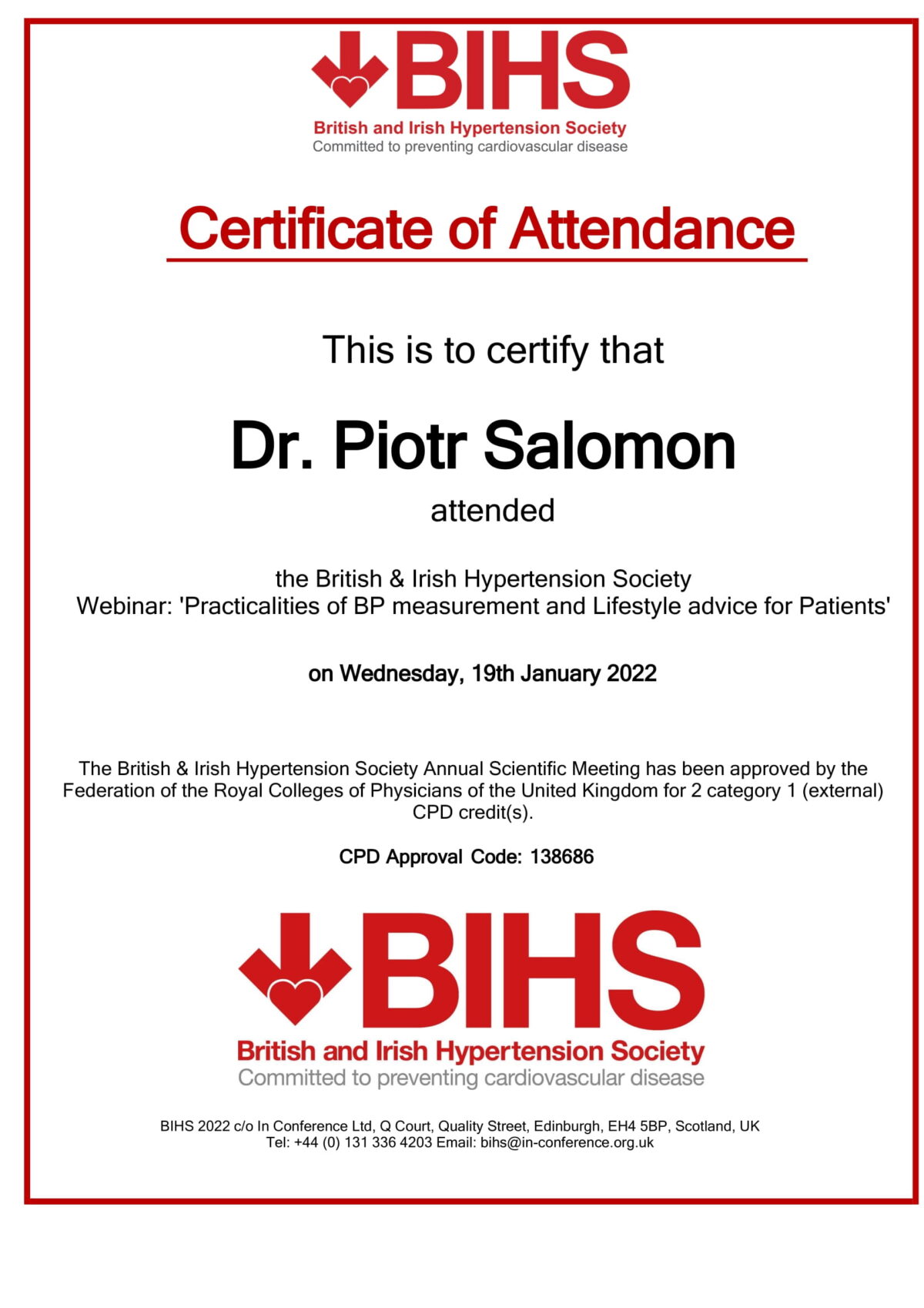 Certificate of Attendance (BIHS Webinar Jan 2022)-1